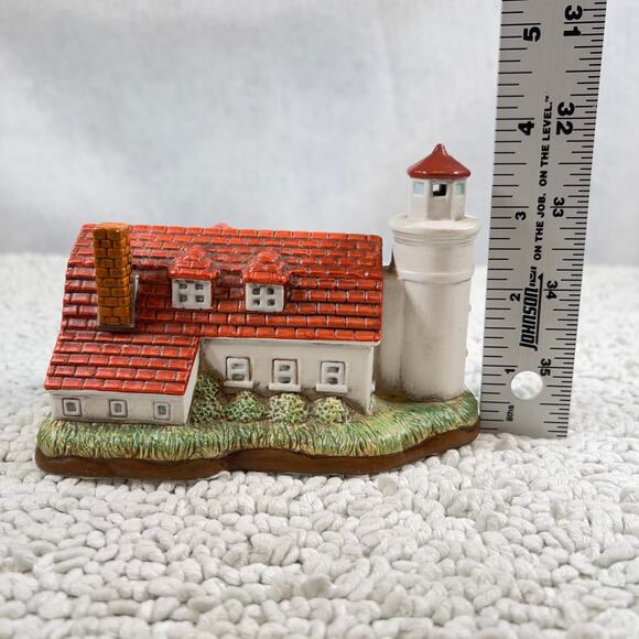 Point Betsie Lighthouse Lefton China Hand Painted 1997 #11521 Lake Michigan - Picture 10 of 13